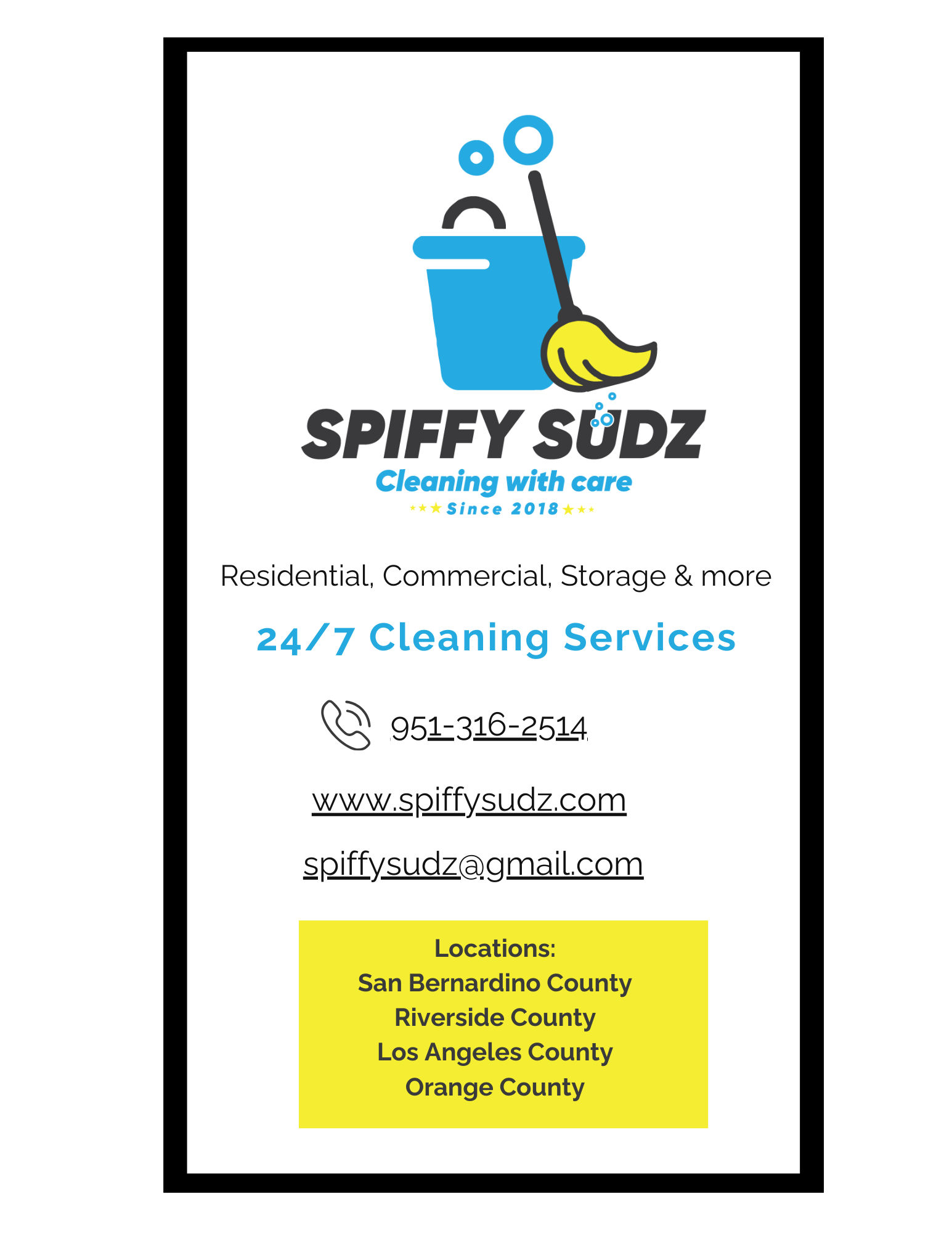 Spiffy Sudz — Card