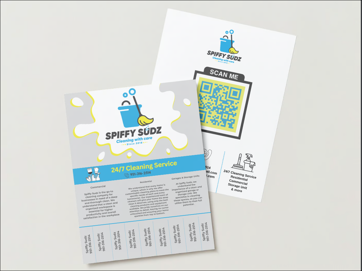Spiffy Sudz — Flyers