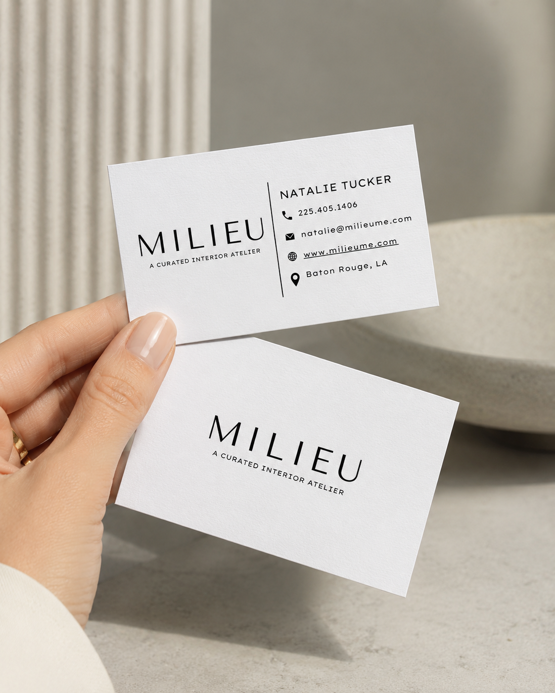 Milieu — Business Cards