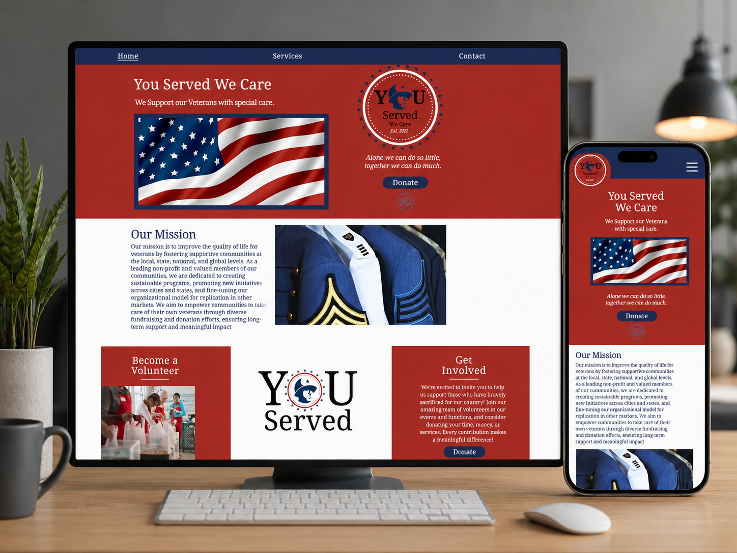 You Served We Care