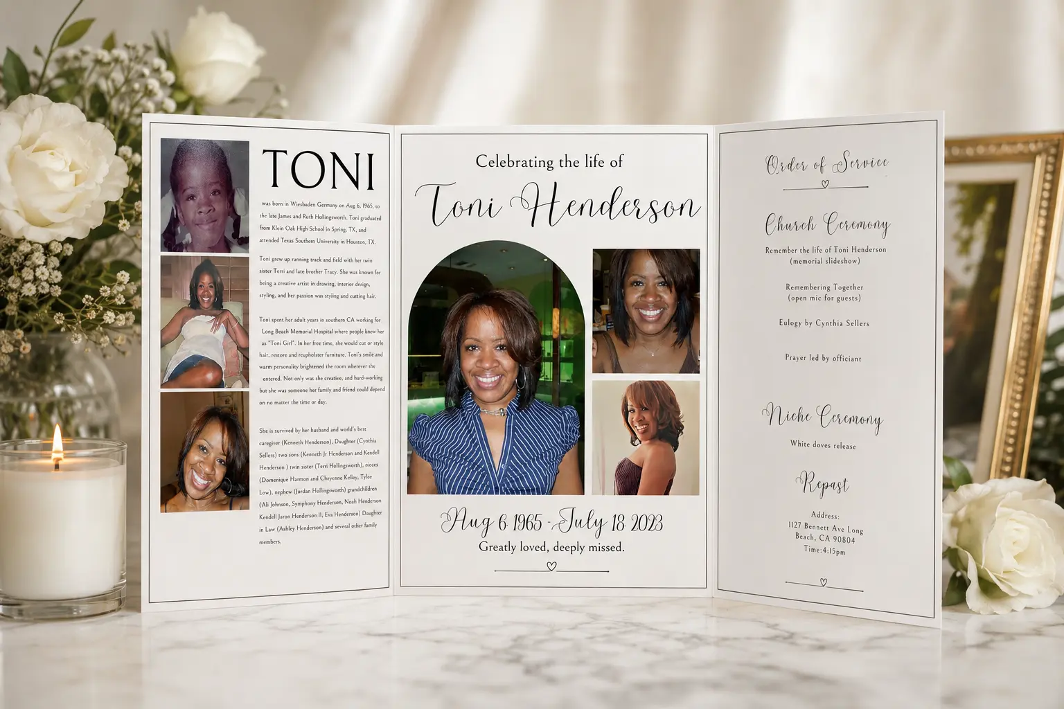 Celebration of Life Program